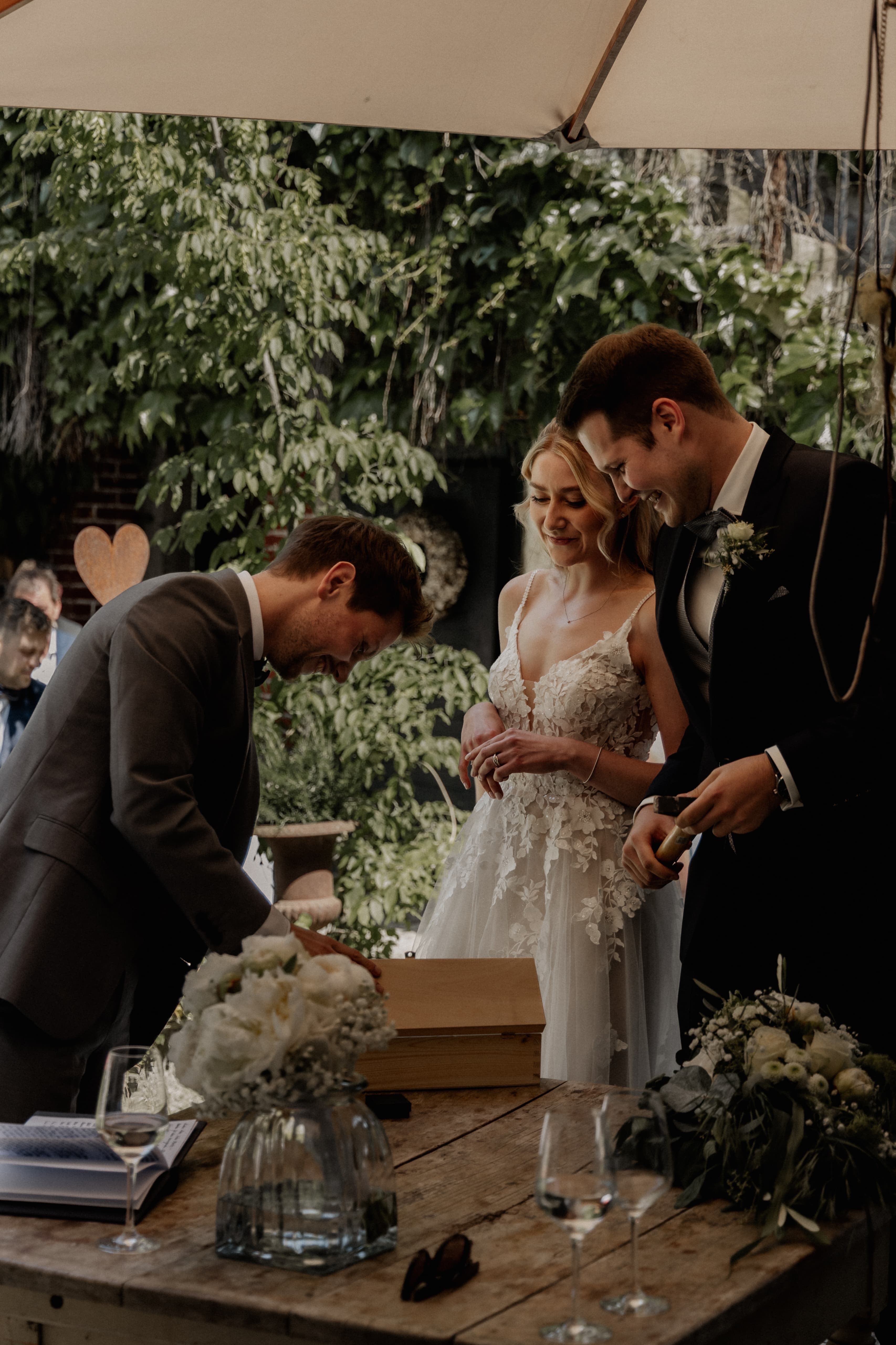 Zeremonie bei Felix & Mara